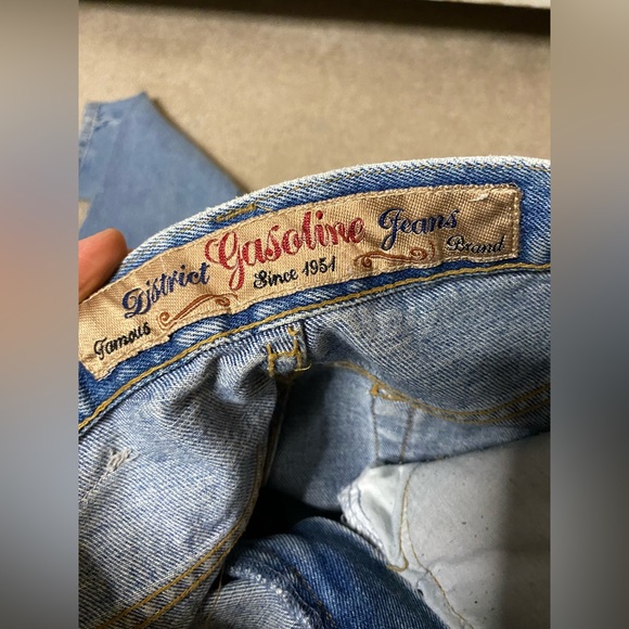 District Gasoline Vintage high waisted blue denim jeans (size 6) - Picture 8 of 11